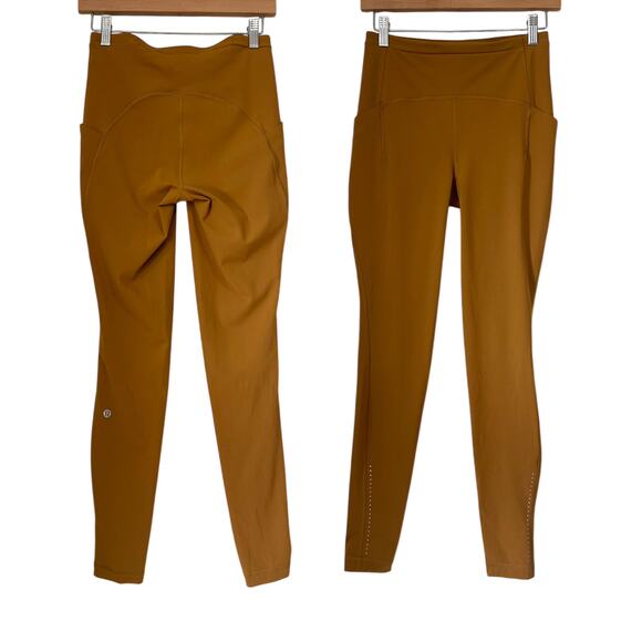LULULEMON Swift Speed High Rise Reflective Tight Leggings in Spiced Bronze SZ 6 - Picture 1 of 15